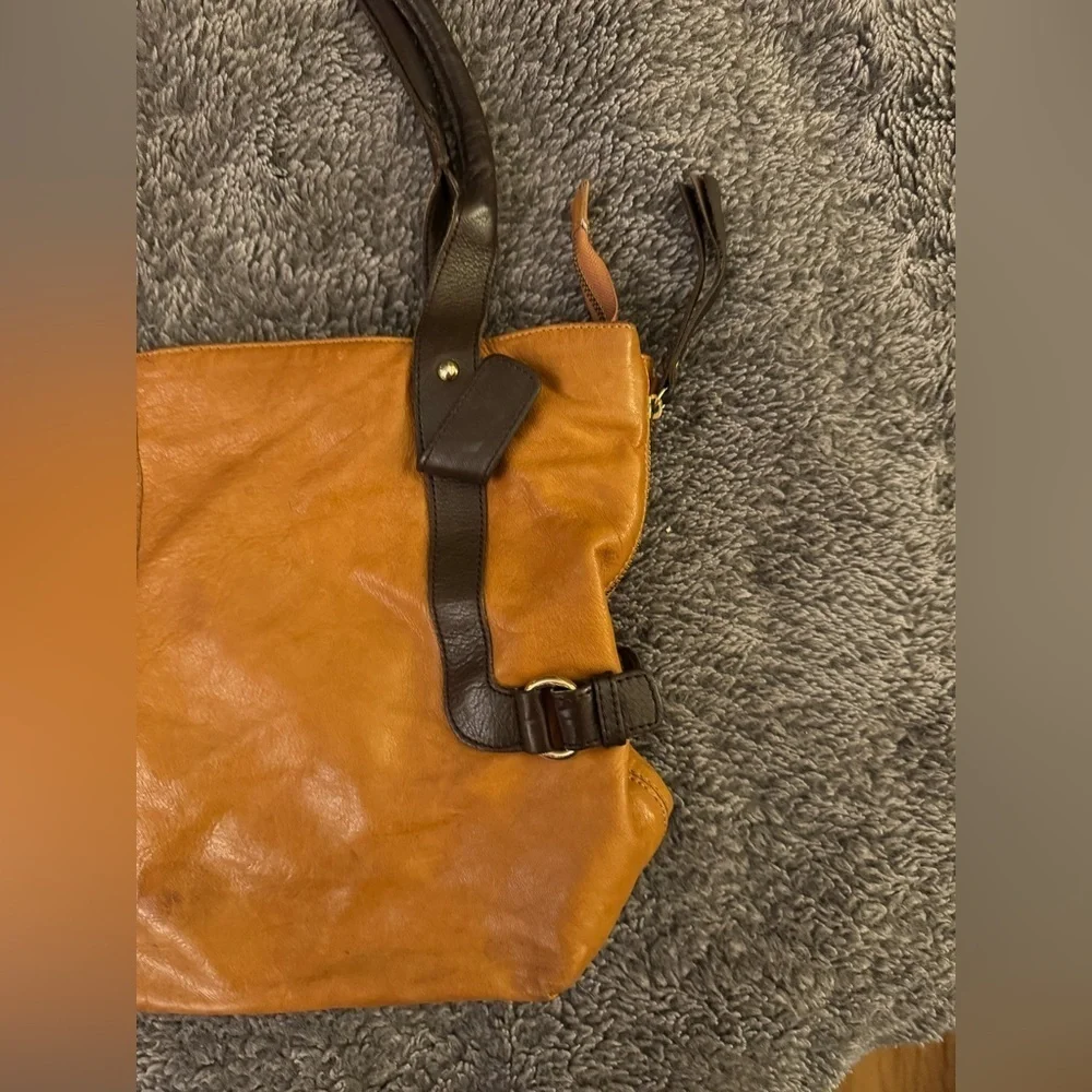 VALENTINA Brown Leather Shoulder Bag